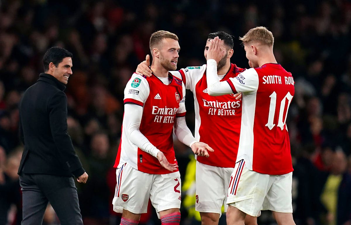 Arsenal claims 2-0 win against Leeds in EFL Cup